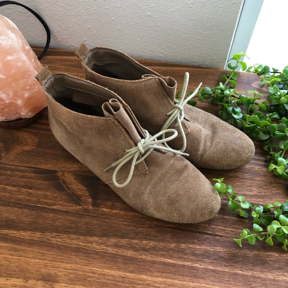 Suede booties